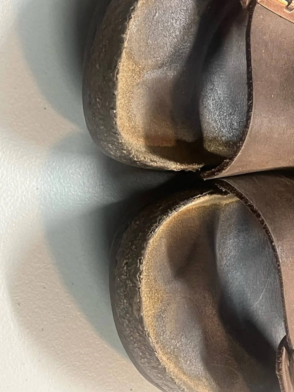 Birkenstock Arizona Brown Oiled Leather Sandals EU 44 US 11 285mm Cork Footbed - Picture 6 of 12